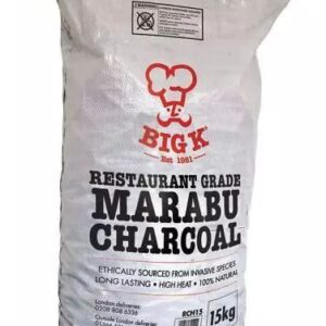 Big K 15kg Professional Marabu Charcoal (RCH15) PALLET of 44