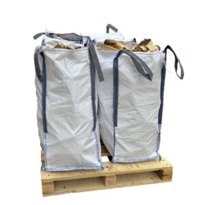 4x Barrow Bags Kiln Dried Hardwood Logs (1.1m3)